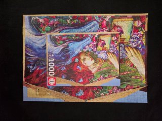 Puzzle Educa 1000 Piezas Dragón y Mujer