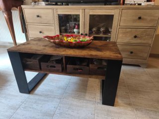 Mueble Comedor Madera y Metal