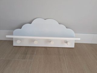 Perchero/Estantería Nube Madera