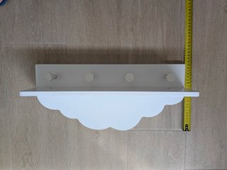 Perchero/Estantería Nube Madera