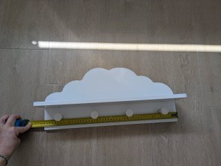 Perchero/Estantería Nube Madera