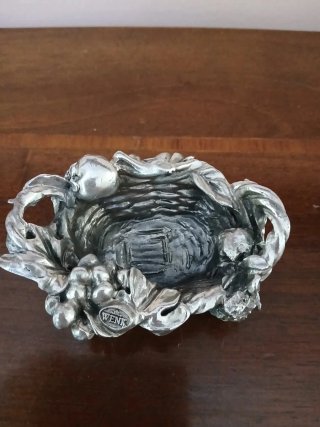 Ornamento Wenk Argentato Vintage
