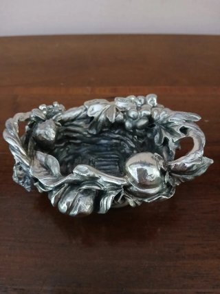 Ornamento Wenk Argentato Vintage