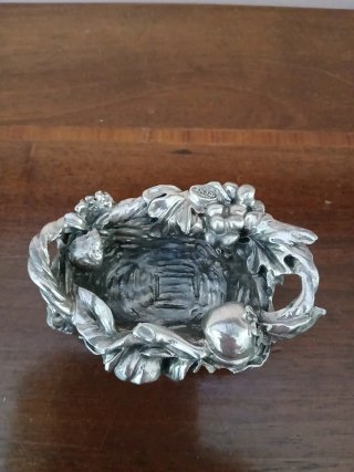Ornamento Wenk Argentato Vintage