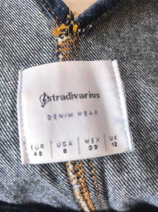 Peto vaquero Stradivarius azul