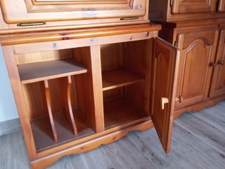 Muebles de salón madera pino macizo