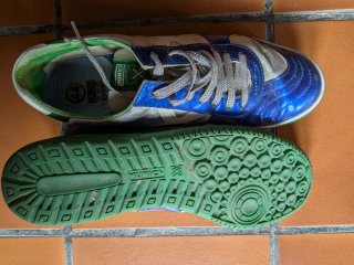 Zapatillas Munich Talla 44 color Azul y Plateado