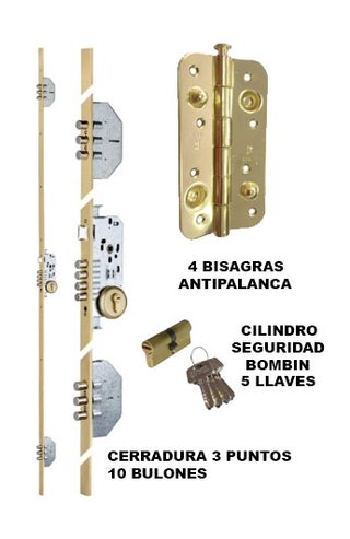 Puerta Blindada Provenzal Sapelly Roble H