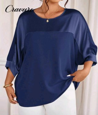 Blusa Azul Shein Talla 3XL NUEVA A ESTRENAR