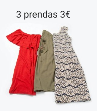 Lote 3 prendas 3€