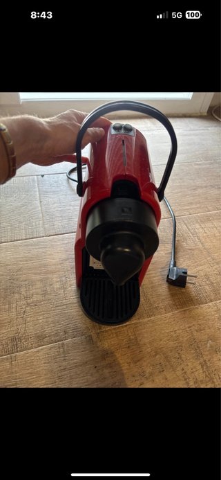 Cafetera Nespresso Krups Roja