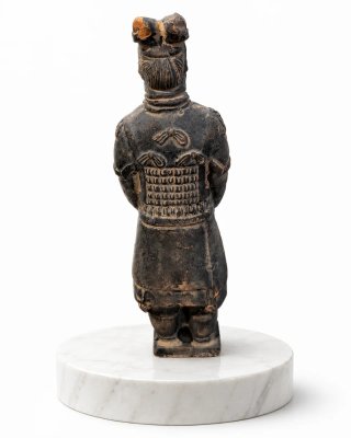 Guerrero terracota chino 16 cm