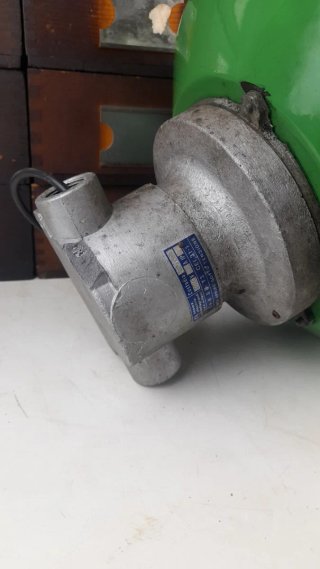 Lampada industriale vintage verde/grigia