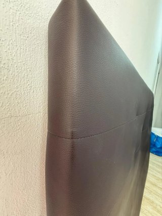Cabezal cama polipiel chocolate