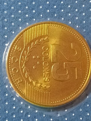 Monete Costa Rica 25, 10, 5 Colones