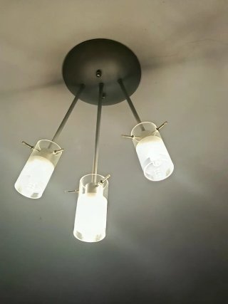 Lámparas LED de cristal y metal