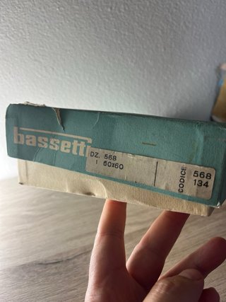 Set 12 Pannolini Misto Lino Bassetti Vintage