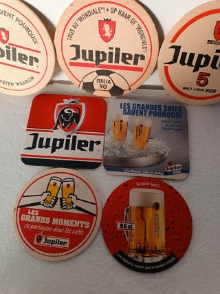 Set di 7 sottobicchieri Jupiler Birra Belga