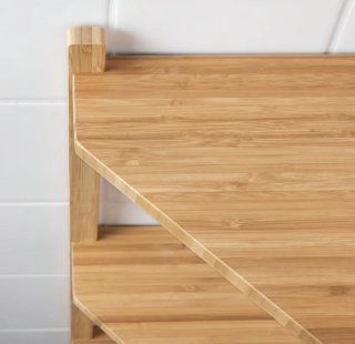 Estantería Esquina Bambú IKEA 4 Niveles