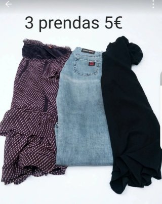 Lote 3 prendas 5€