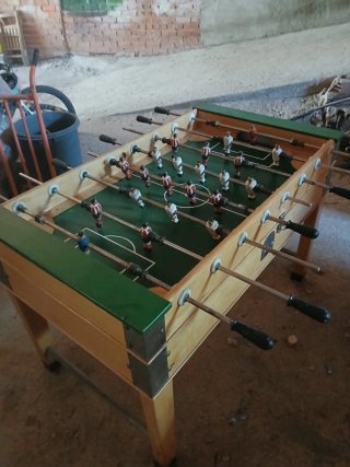 Futbolín Madrid con monedero