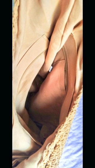 Bolso Parfois de cuerda con flecos