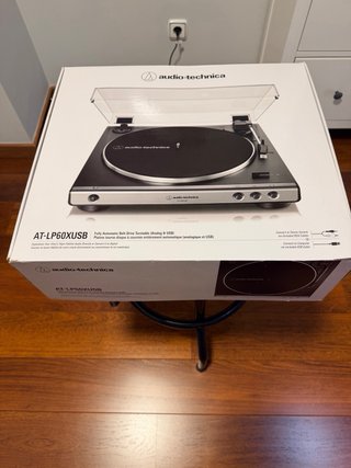 Tocadiscos Audio-Technica LP60XUSB Negro/Plata