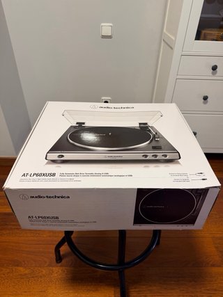 Tocadiscos Audio-Technica LP60XUSB Negro/Plata