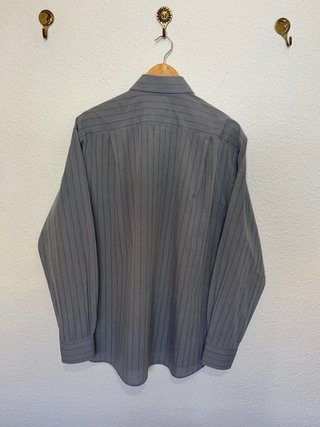 Camisa Roccobarocco Vintage Y2K L Gris Rayas
