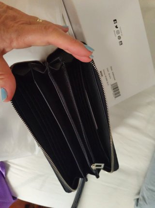 Cartera Organizadora Guess Negra
