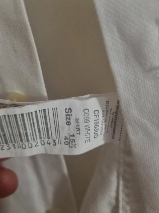 2 Camicie Alcott Uomo Bianche