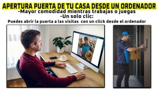 Apertura puerta de tu casa desde un ordenador.
