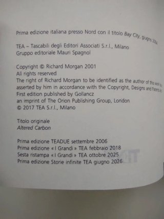 Altered Carbon di Richard Morgan