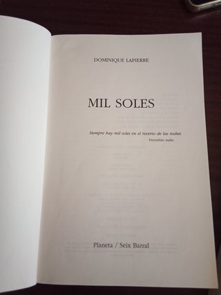 mil soles Dominique Lapierre