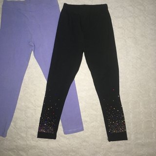 Set 4 Leggings Bambina 5-6 Anni