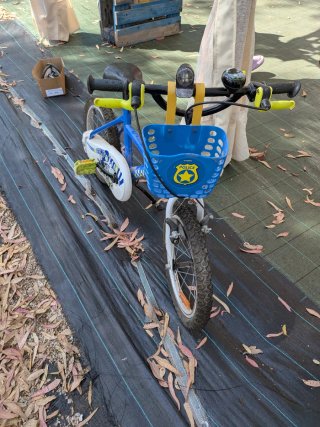 Bicicleta infantil Btwin azul