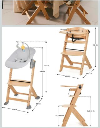 Trona Kinderkraft Enock + Hamaca