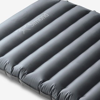 Colchón inflable ligero para trekking, talla L, 183 x 54