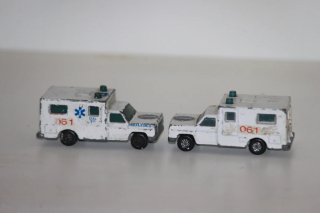 Miniatura Matchbox Ambulancia