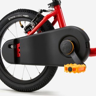Bicicleta 14 pulgadas niños 3-5 Años 2 en 1 Discover 500