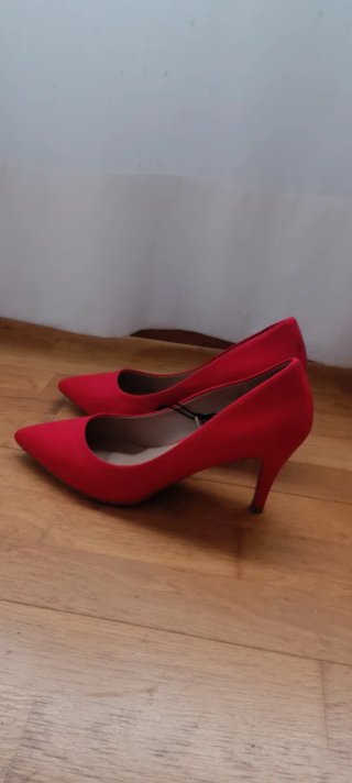 Zapatos de tacón New Look rojos