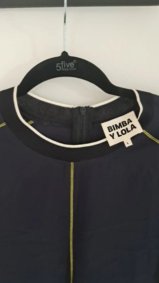 Vestido Bimba y Lola azul marino Talla L
