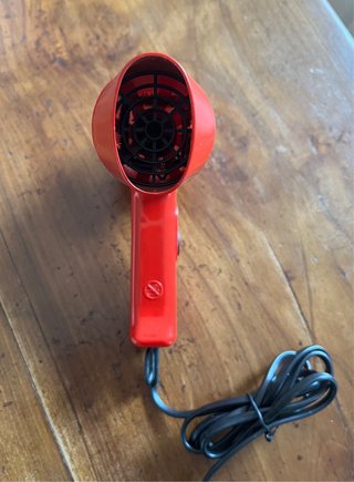 Asciugacapelli Vintage Bilba 1300W Rosso