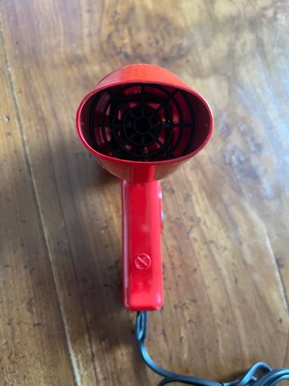 Asciugacapelli Vintage Bilba 1300W Rosso
