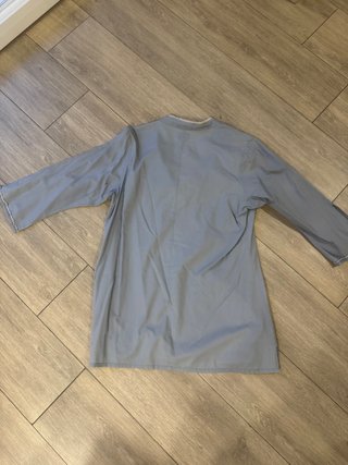 Blusa Minima azul grisáceo talla L