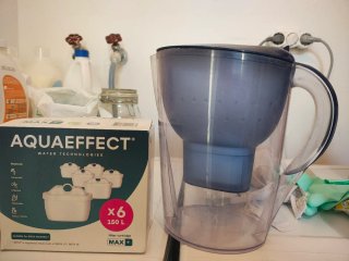 Jarra Brita AquaEffect + 6 filtros MAX+