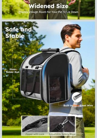 Mochila Transportín Perros/Gatos Pecute XL