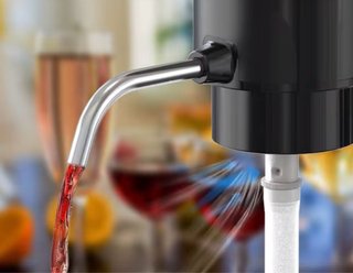 Aireador/ diapensador eléctrico de vino