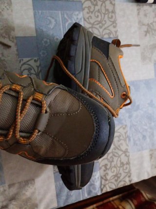 Zapatillas trekking marrones y naranjas T37