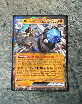 Rampardos EX Oscuridad Absoluta Carta Pokemon
